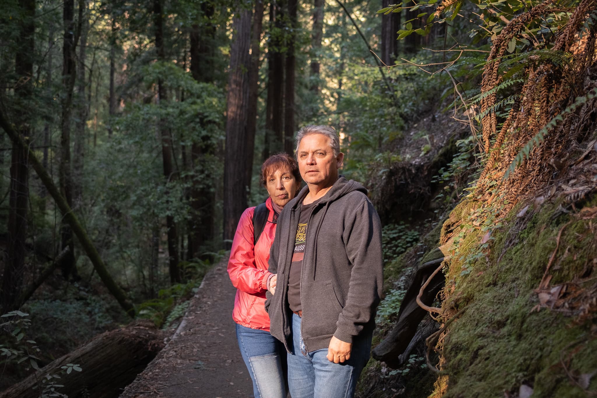 Mamá y Papá en Muir Woods
